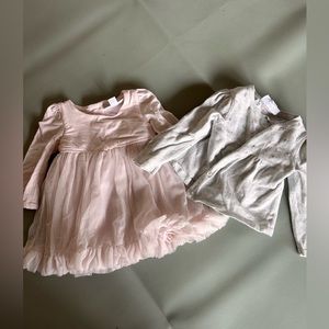 Little White Company Dress & Sweater